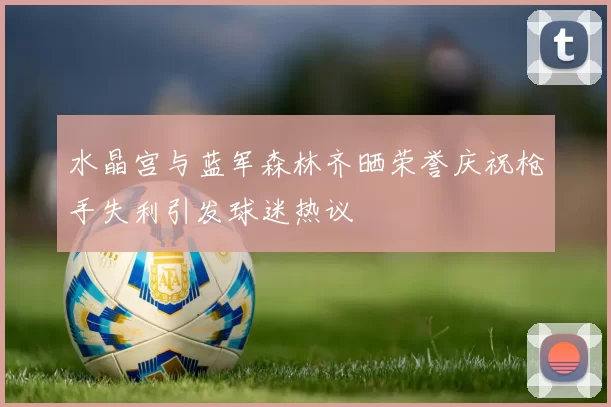 水晶宫与蓝军森林齐晒荣誉庆祝枪手失利引发球迷热议